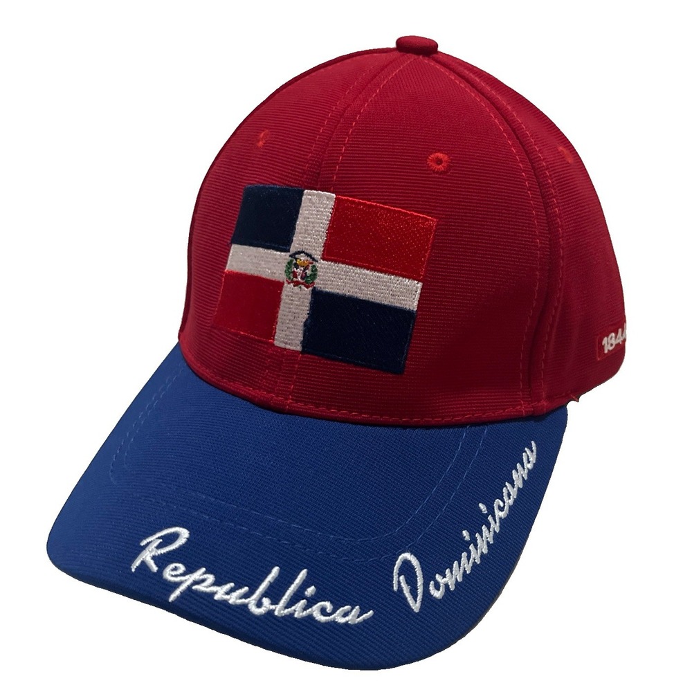 Dominican Republic Flag Baseball Cap Hat Gorra de Republica Dominicana Bandera